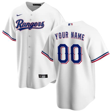 men's texas rangers nike white home replica custom jersey|Texas Rangers Nike Home Blank Replica Jersey .